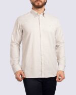 پیراه راه راه یقه دکمه دار مردانه فایو - Image 7