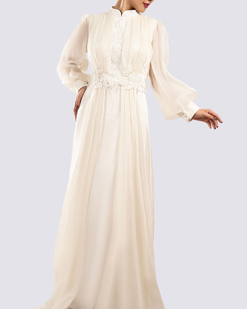 پیراهن فرمالیته فایو مدل آسمان - Image 1