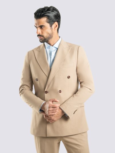 کت شلوار دبل برست شلوار پیله دار فایو