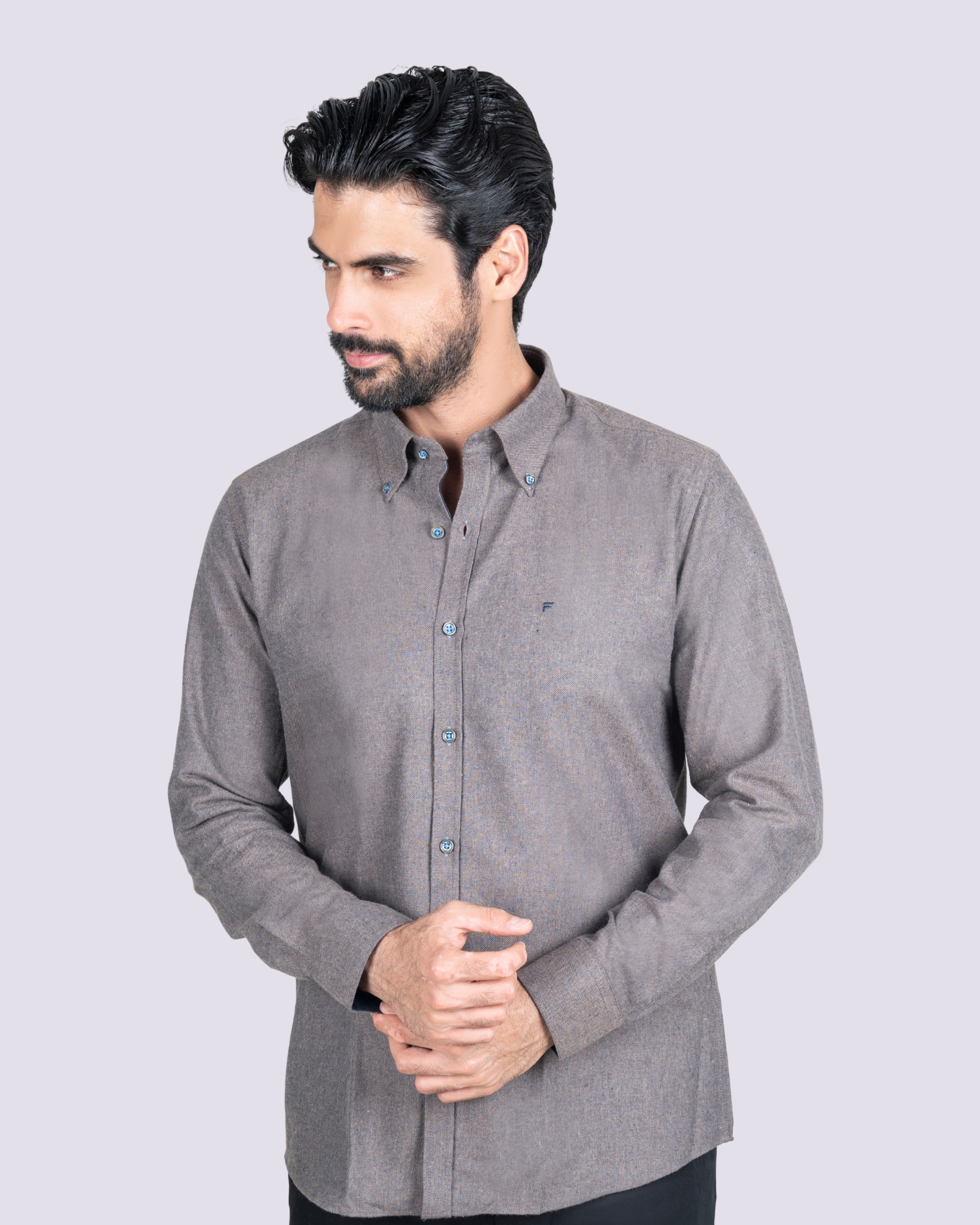 1 پیراهن پشمی مردانه فایو - Image 5