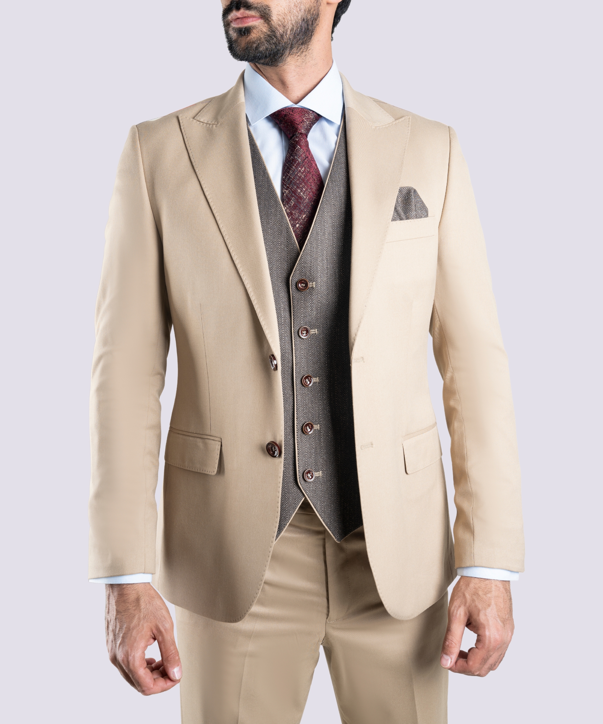 11 کت و شلوار  ژیله دورو مردانه فایو - Image 10