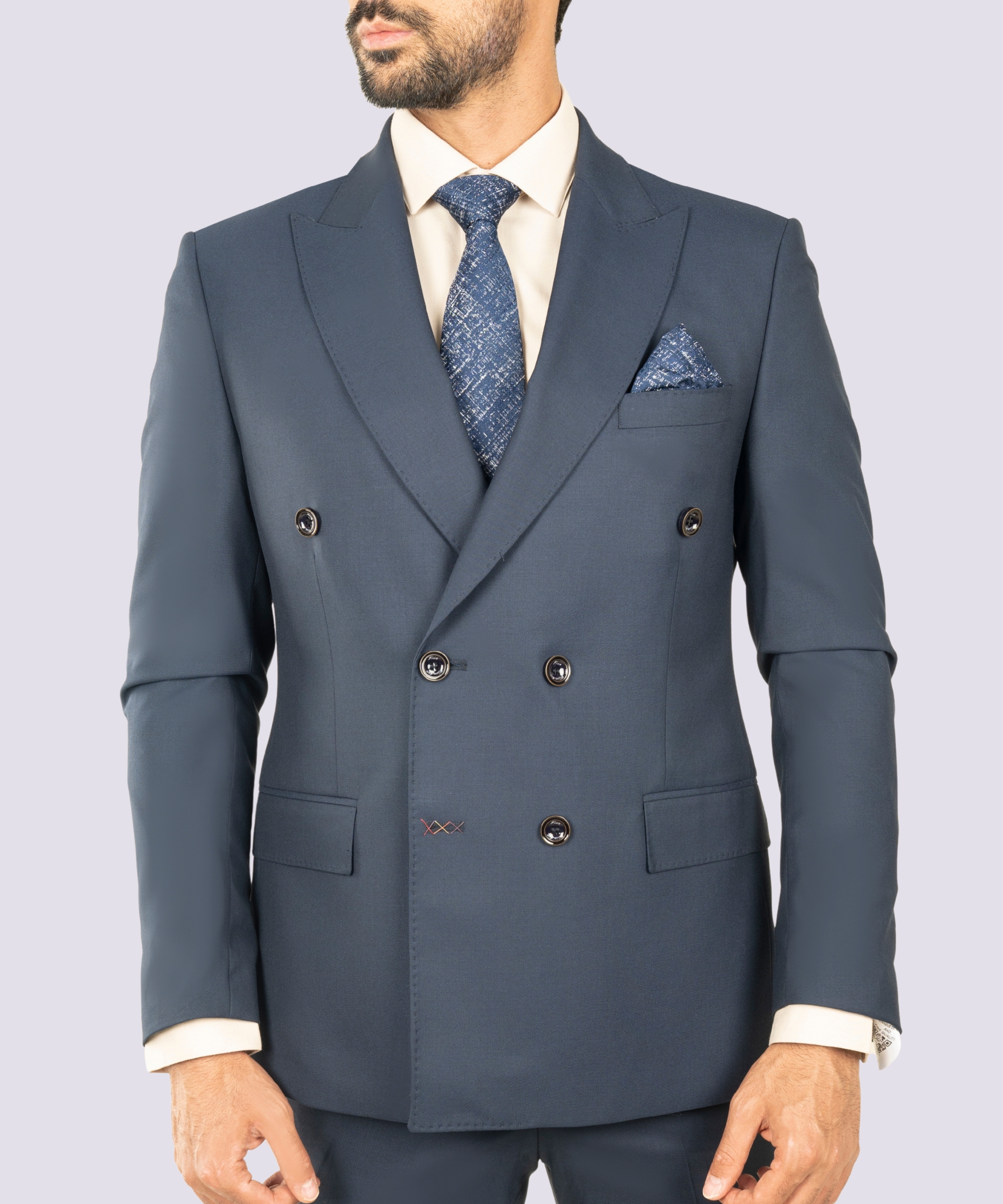 12 کت وشلوار دبل برست مردانه - Image 5