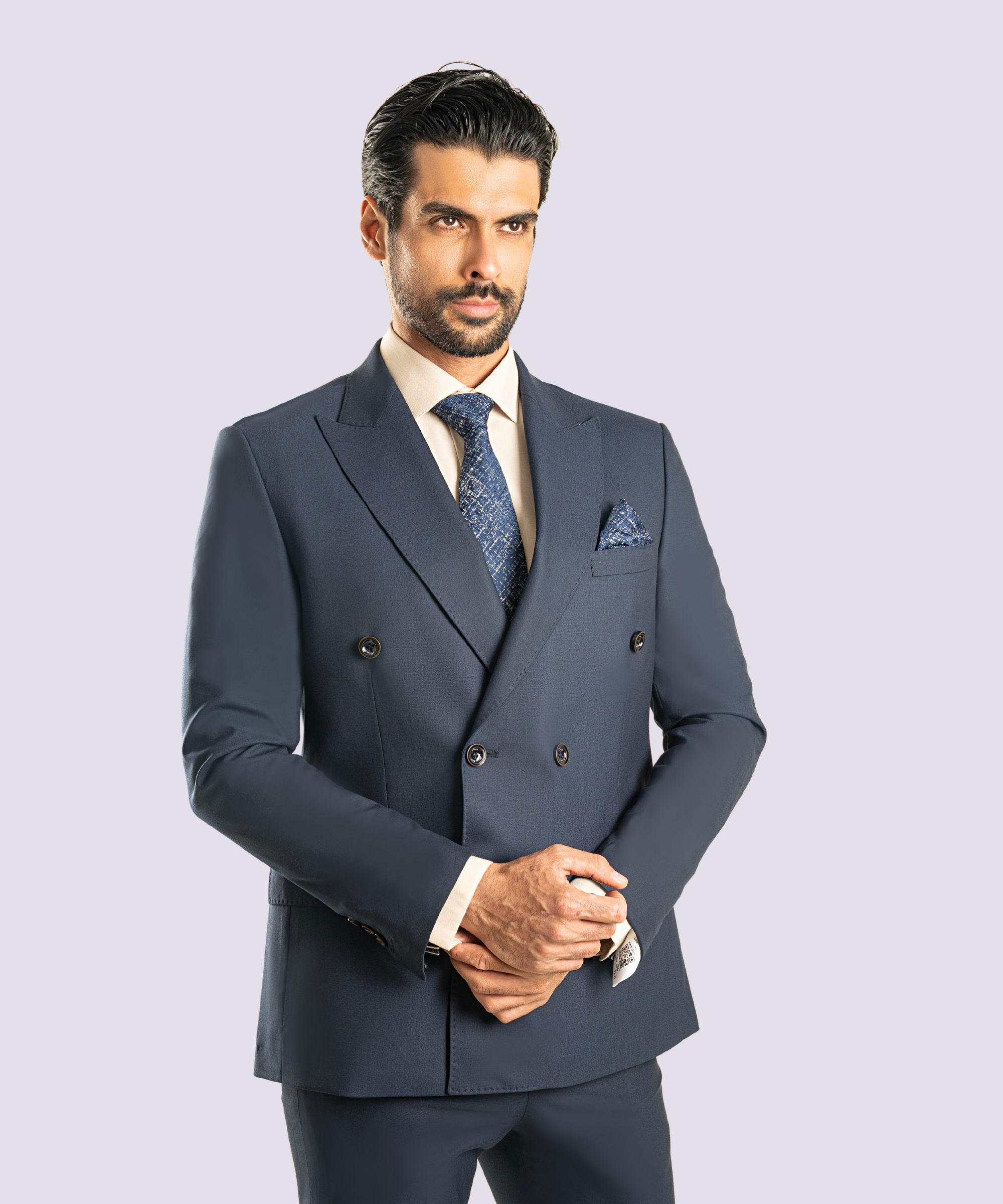 14 کت وشلوار دبل برست مردانه - Image 6