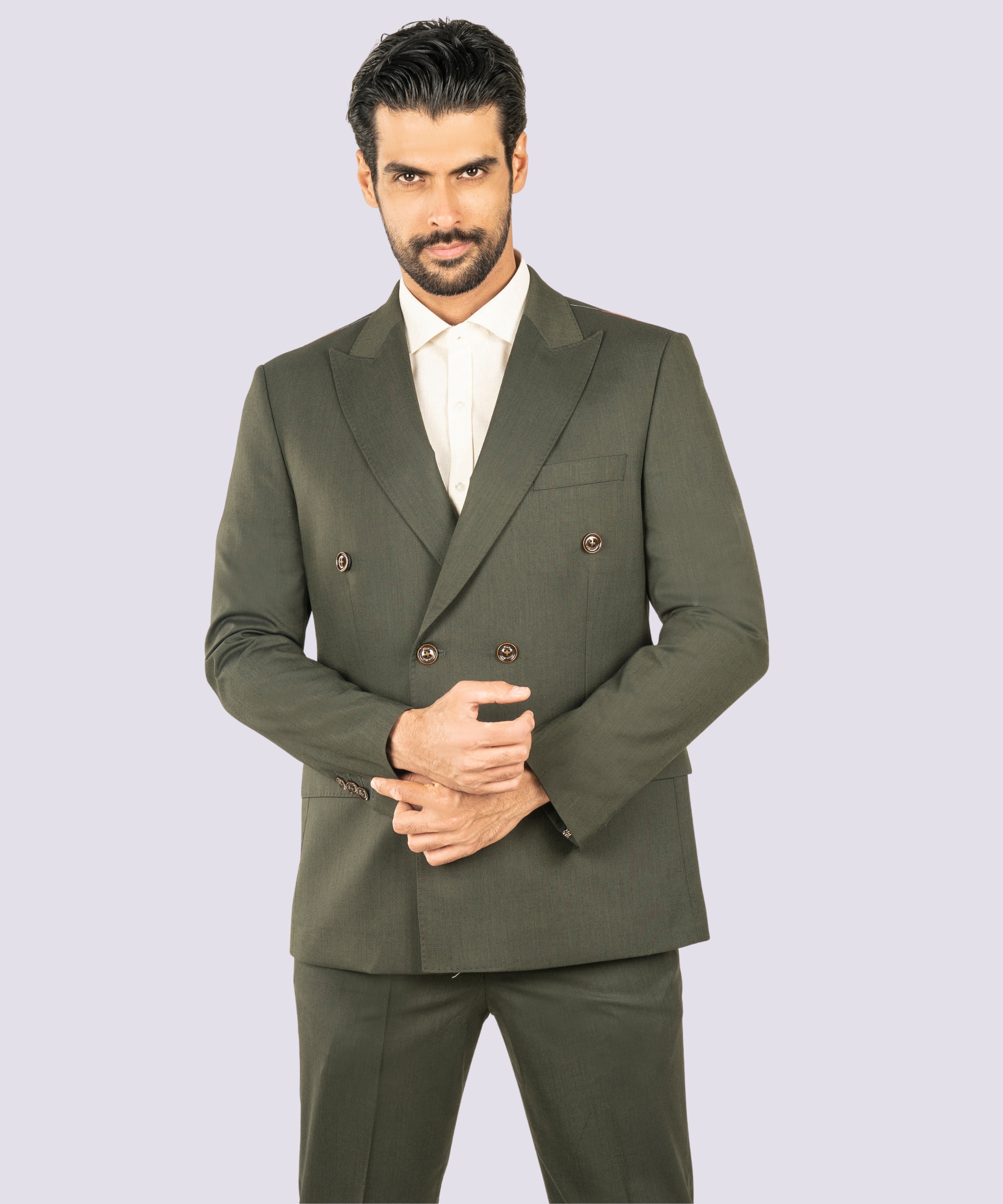 18 کت وشلوار دبل برست مردانه - Image 10