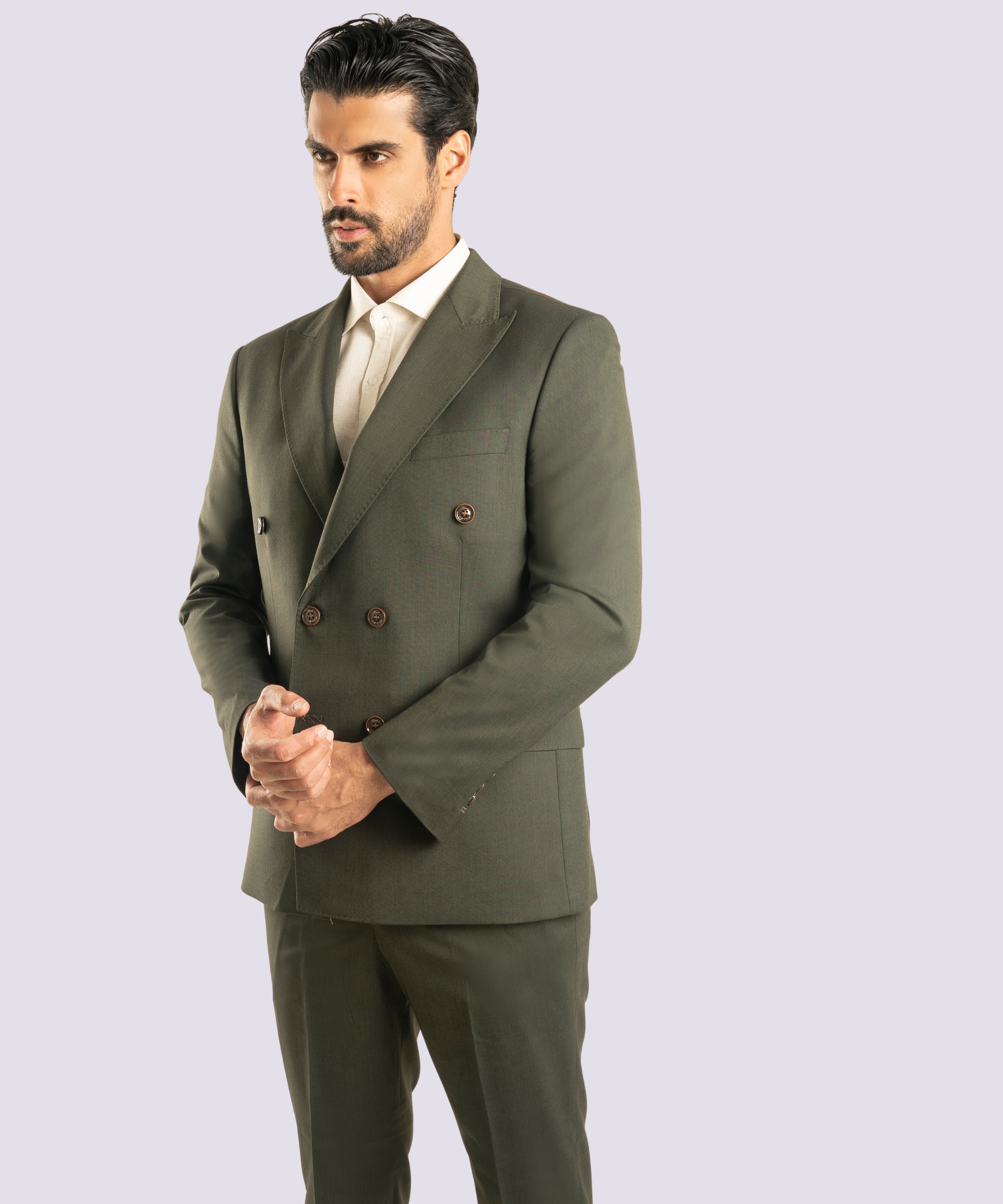 19 کت وشلوار دبل برست مردانه - Image 12