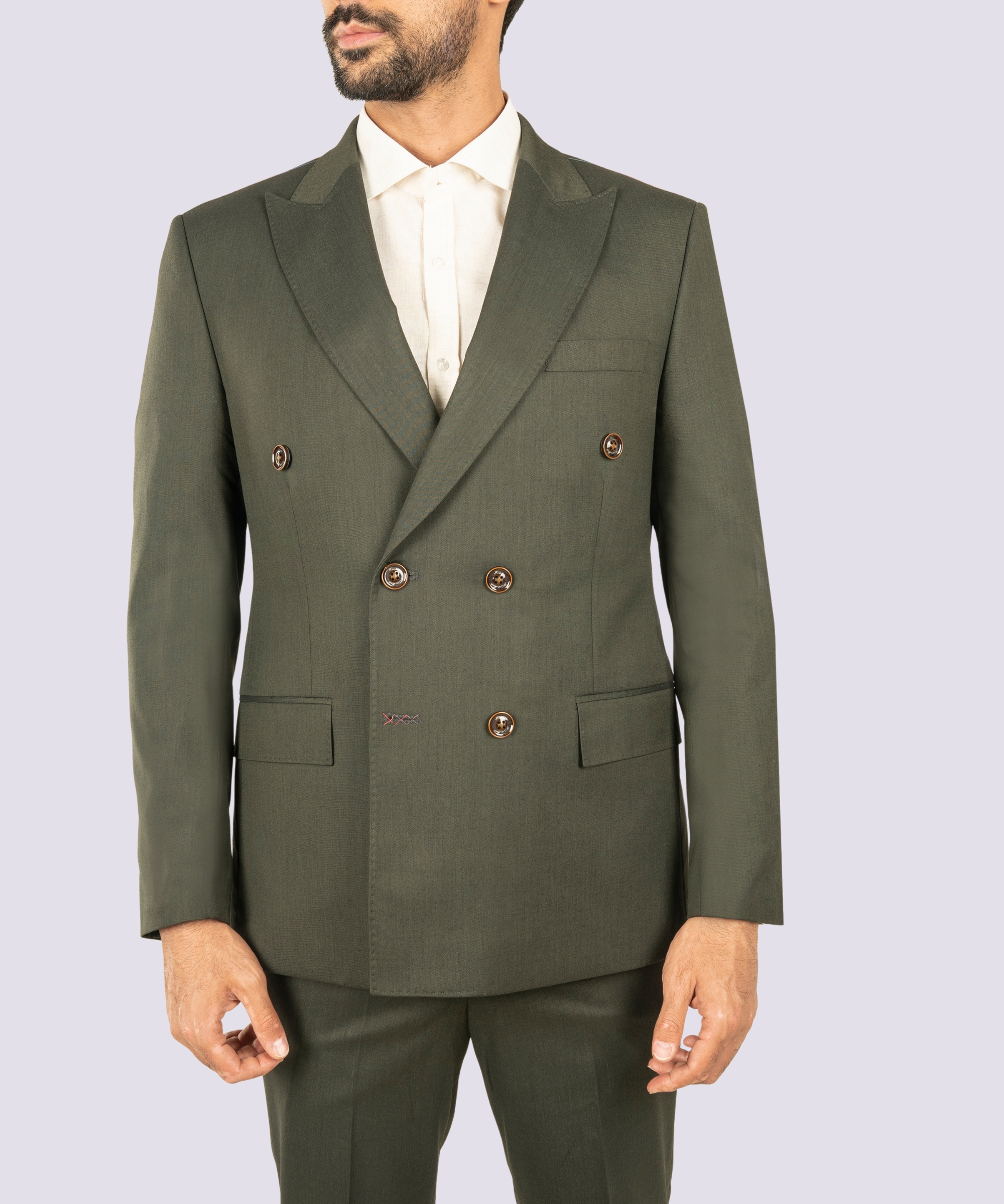 20 کت وشلوار دبل برست مردانه - Image 11