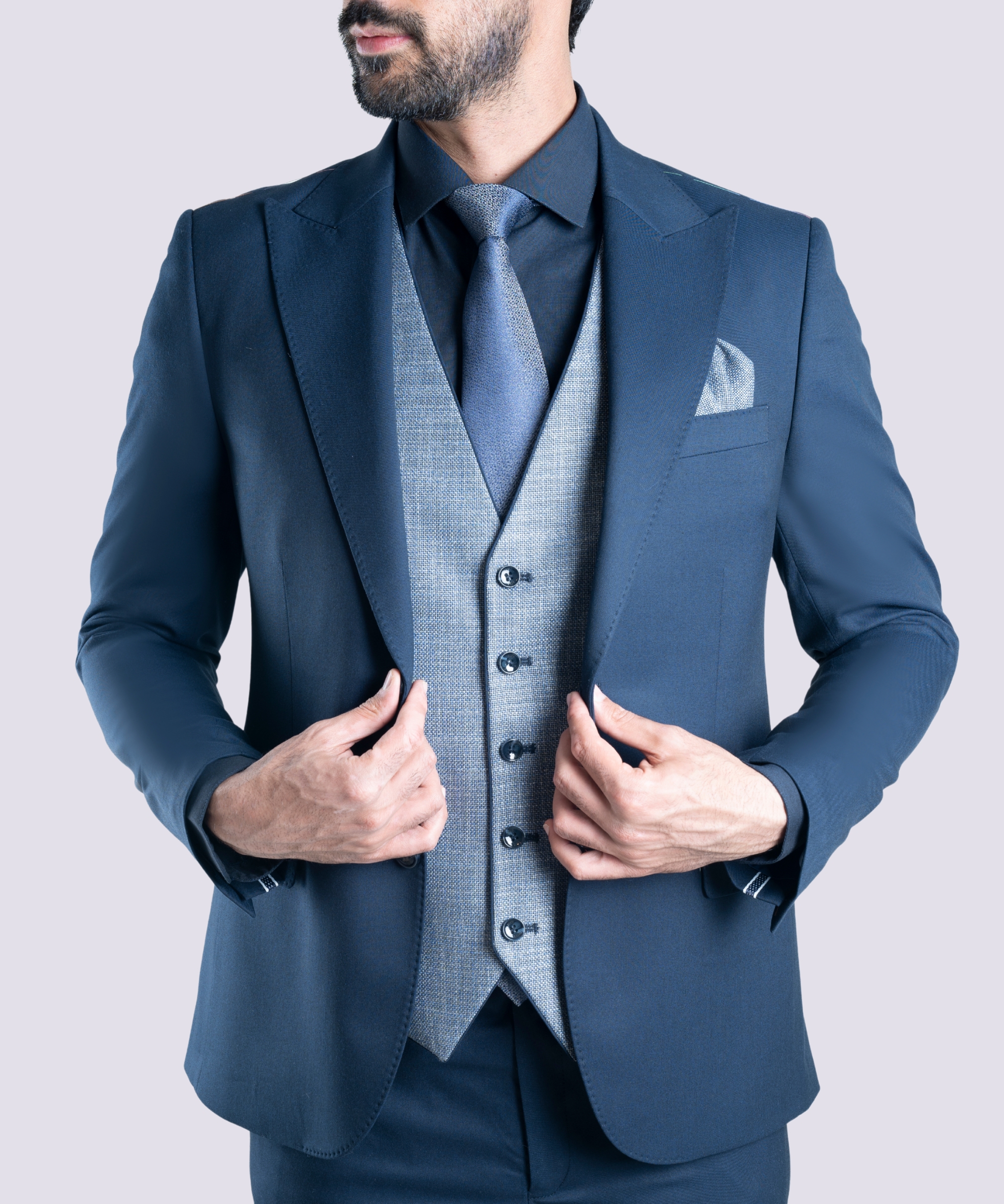 3 کت و شلوار  ژیله دورو مردانه فایو - Image 2