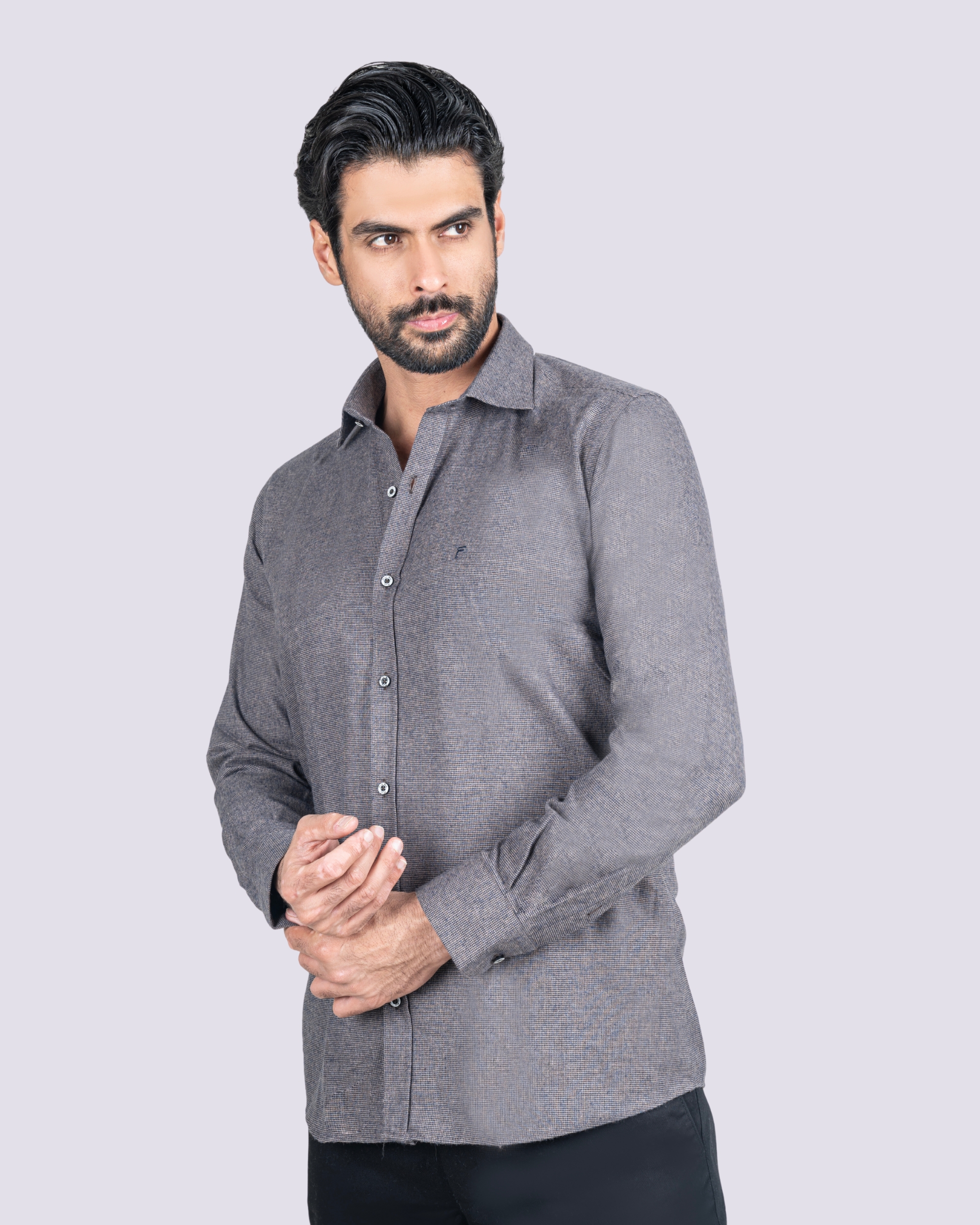 6 پیراهن پشمی یقه کوتاه ساده - Image 1