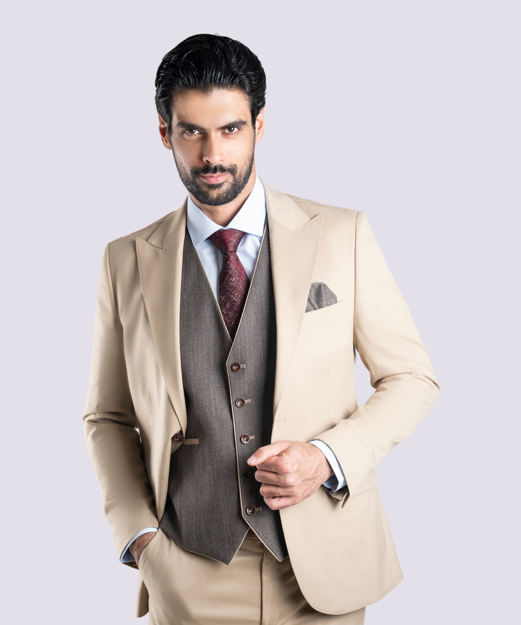 9 کت و شلوار  ژیله دورو مردانه فایو - Image 9